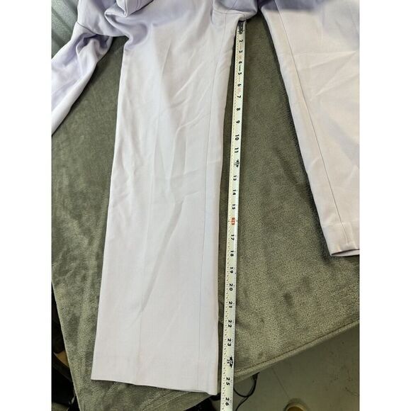 NWT & OTHER STORIES Structured Padded Shoulder Jumpsuit Lilac sz 6 - Picture 7 of 10